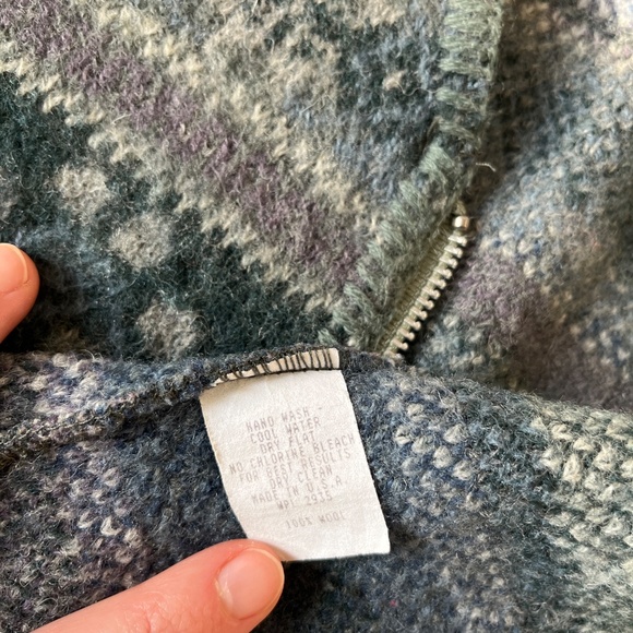 Vintage REI 100% Wool zip Vest - Picture 3 of 8